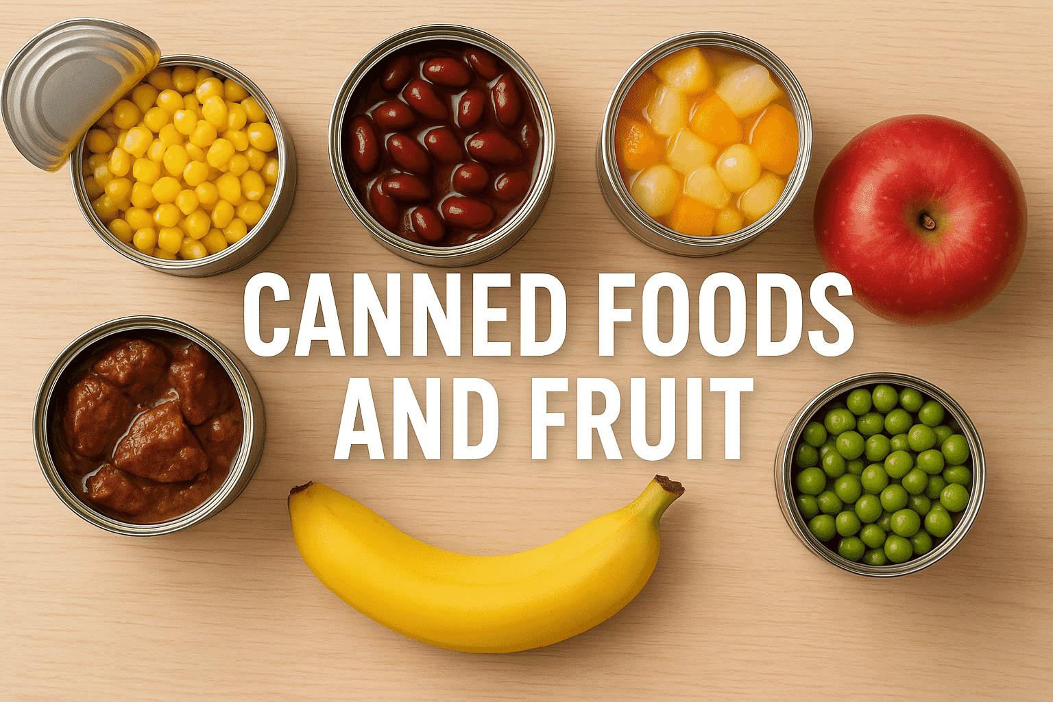 Canned Foods and Fruit